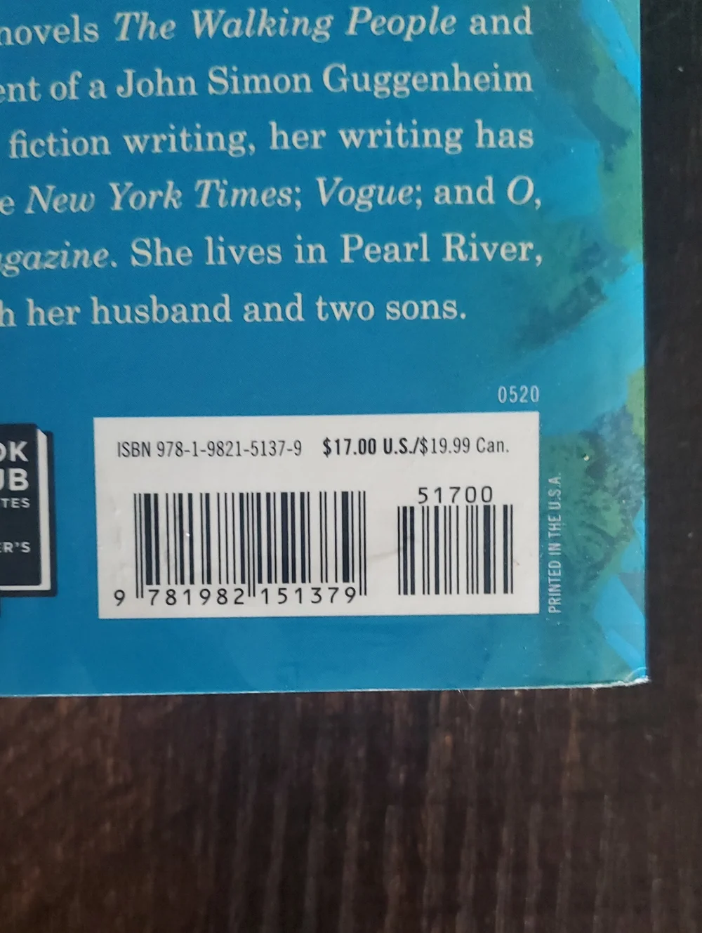 Adult Fiction Novel